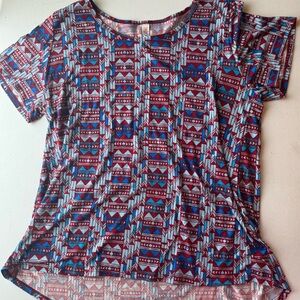 LuLaRoe Geometric Classic Tee | XL